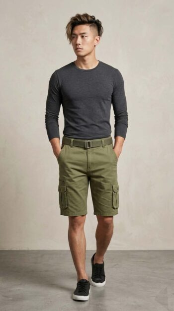 6 Pocket Cargo Shorts